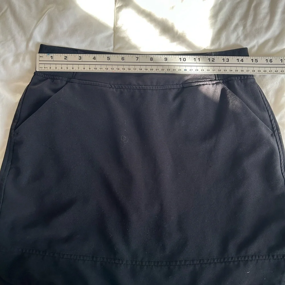 Women’s Athletic Skirt Black | Modest | Lined w Shorts 32 Degrees Size S